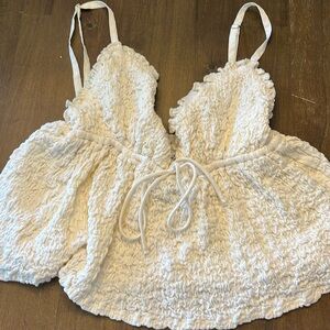 Princess Polly Textured White Camisole